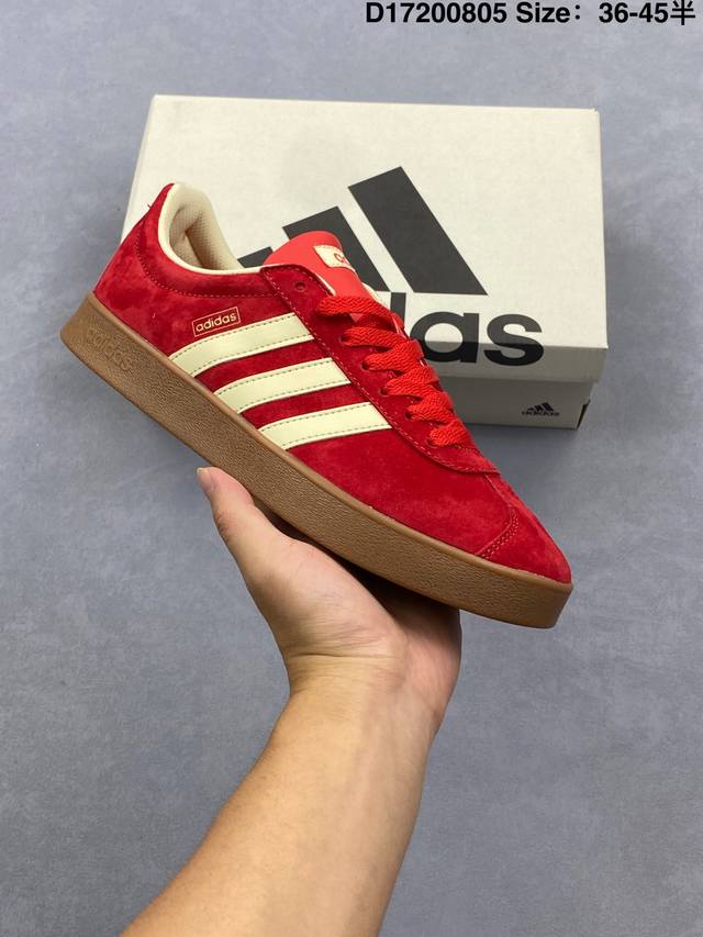 Adidas Neo Vi Court Classic Trefoil casual retro sports sneakersClassic three-st