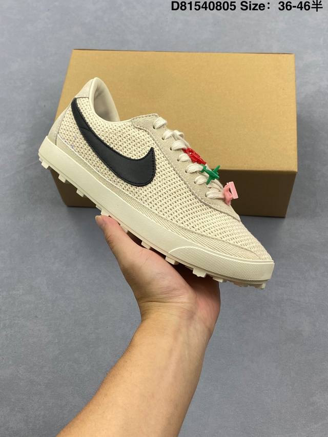 Purely original Bode x NK Astro Grabber collaboration retro casual shoes, Smile