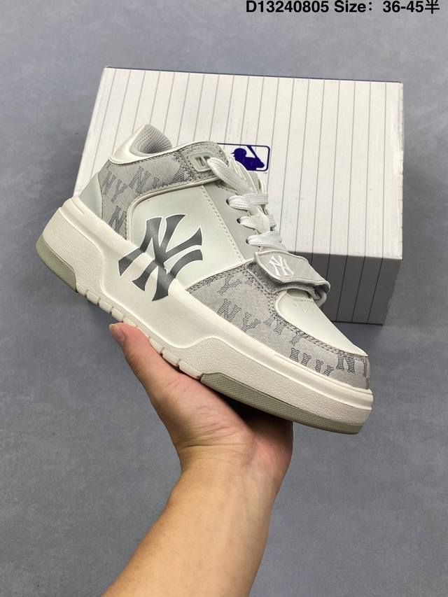Company-level Mlb Chunky Liner Mid popular single product senior shoes series li