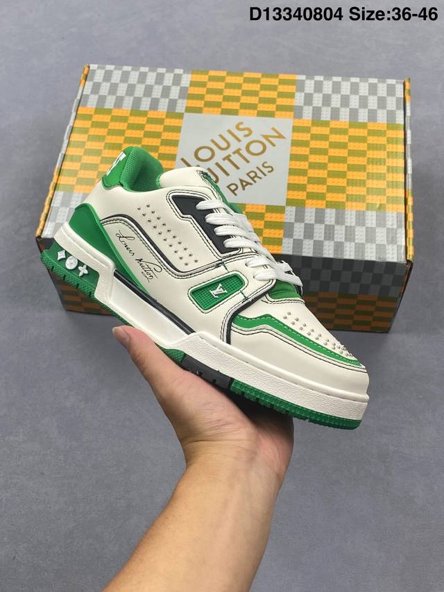 Genuine Louis Vuitton Trainer Sneaker Low Brand New Lv Louis Vuitton Casual Spo