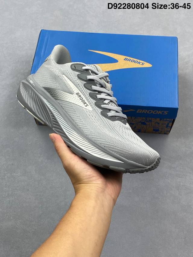 Corporate-level Brooks Adrenaline GTS 17 ultra-stretchy lightweight running sho