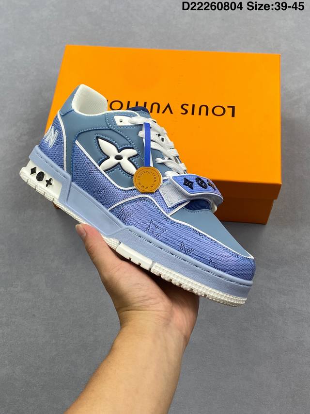Louis Vuitton LV Louis Vuitton sneakers New LV Trainer sneakers in the latest co