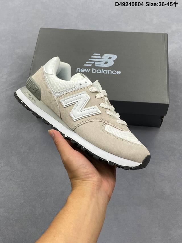 Nb New Balance U574 low-top retro casual sports jogging shoes Made of pigskin an