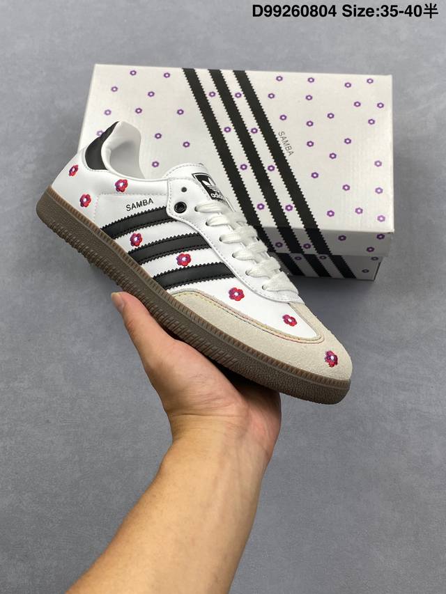 Adidas Originals Samba Og Shoes Classic sneakers, white sneakers, T-toe shoes f