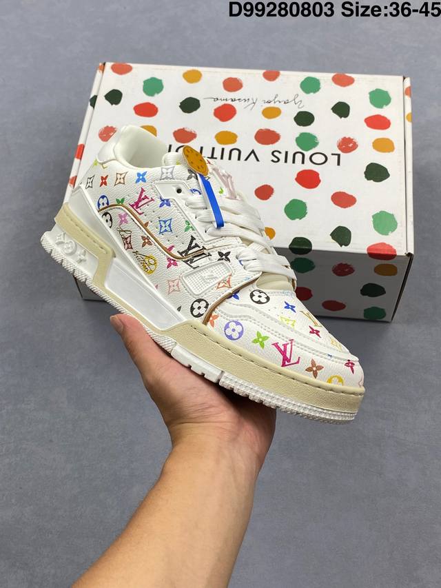 Lv Arch Light Sneaker Casual Sports Culture All-match Basketball Sneakers Size: