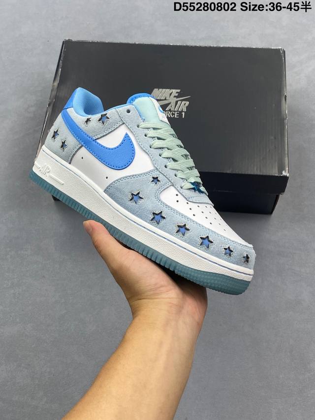 Company-level Nike Air Force 1'07 Lv8 Original last and original cardboard crea