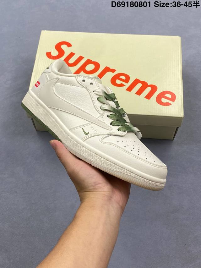 Company-level Nike Air Jordan 1 X Travis Scott Aj1 inverted hook Joe One invert