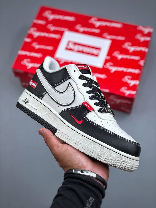 C version Nike Air Force 1'07 co-branded model, using the original last and card