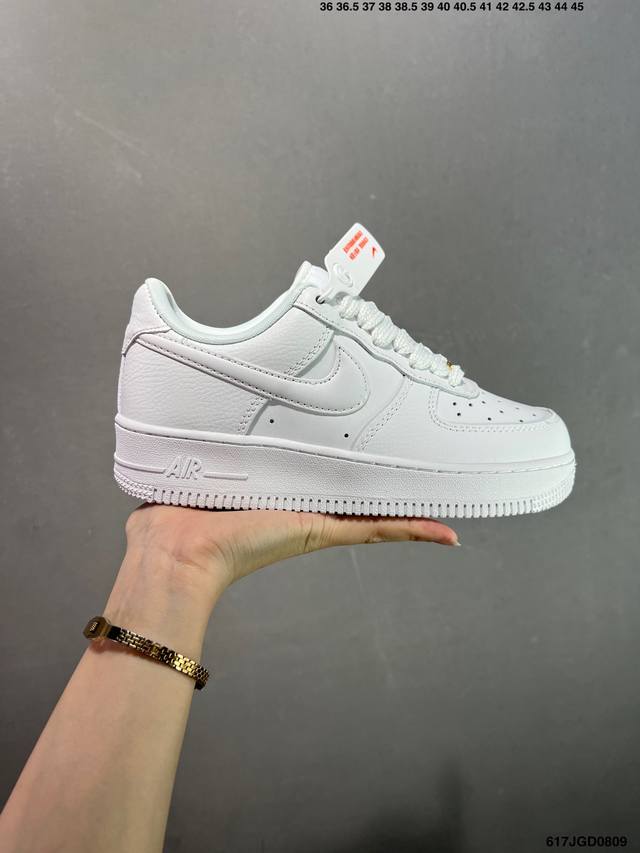 Nike Air Force 1 Low'07 Air Force One low-top casual sneakers, customized leathe