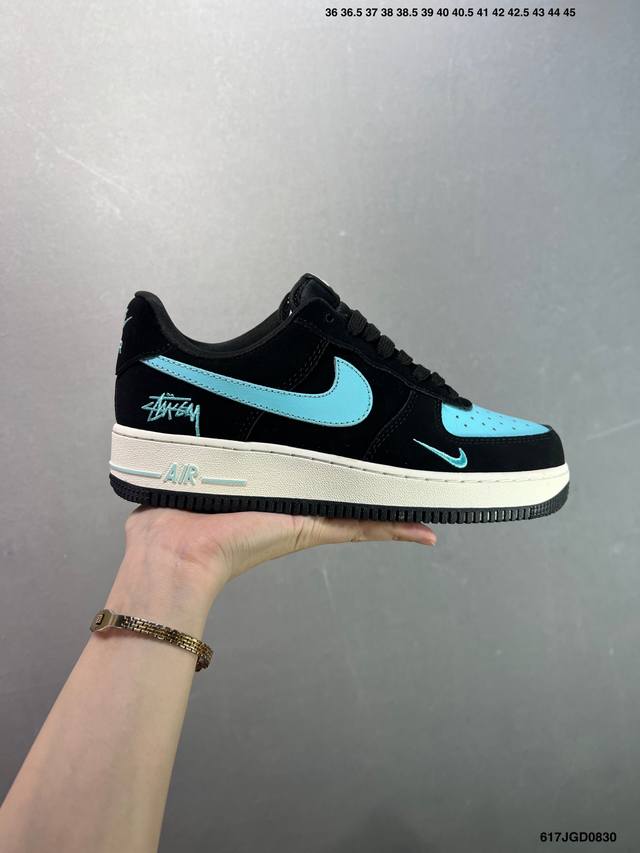 Nike Air Force 1 Low'07 Air Force One low-top casual sneakers, customized leathe