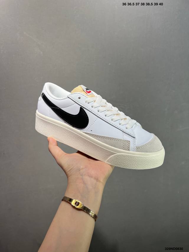 Nike Wmns Blazer Low Lx Trailblazer low-top versatile casual sports shoes Item