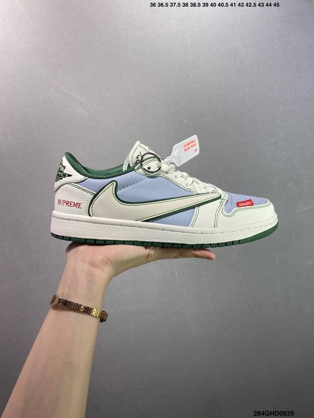 Company-level Nike Air Jordan 1 Low custom color Custom Aj joint-high-end custom