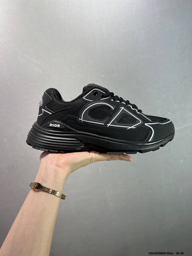 Dior mesh low-top sneakers. This collection features a black mesh fabric with a