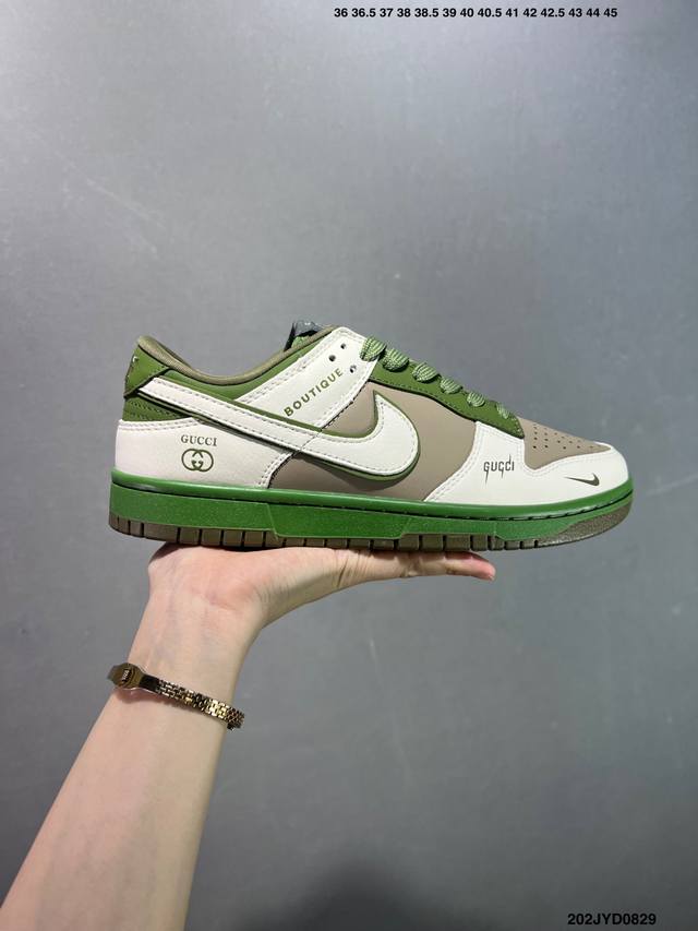 Nk Dunk Low Retro "Diy high-end customization" low-top casual sports sneakers Or