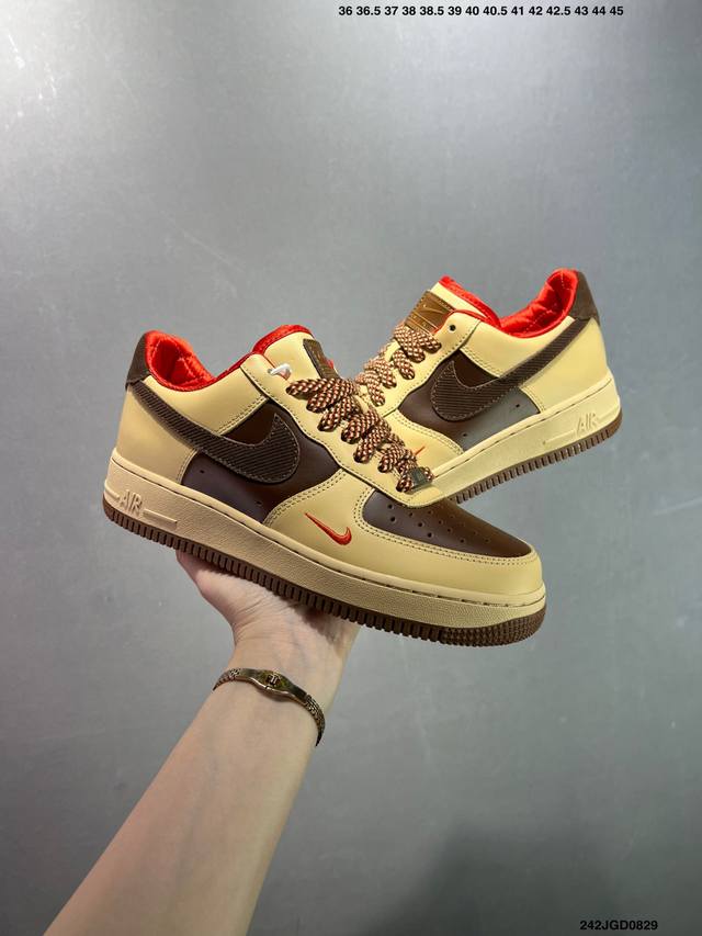 Special price Nike Air Force 1 "White and Black Swoosh" Air Force One low-top sp