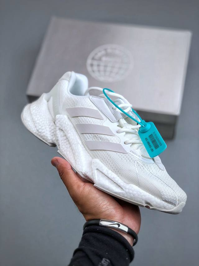 Adidas X9000L4 Boost Popcorn High-Elastic Retro Casual Sports Versatile Running