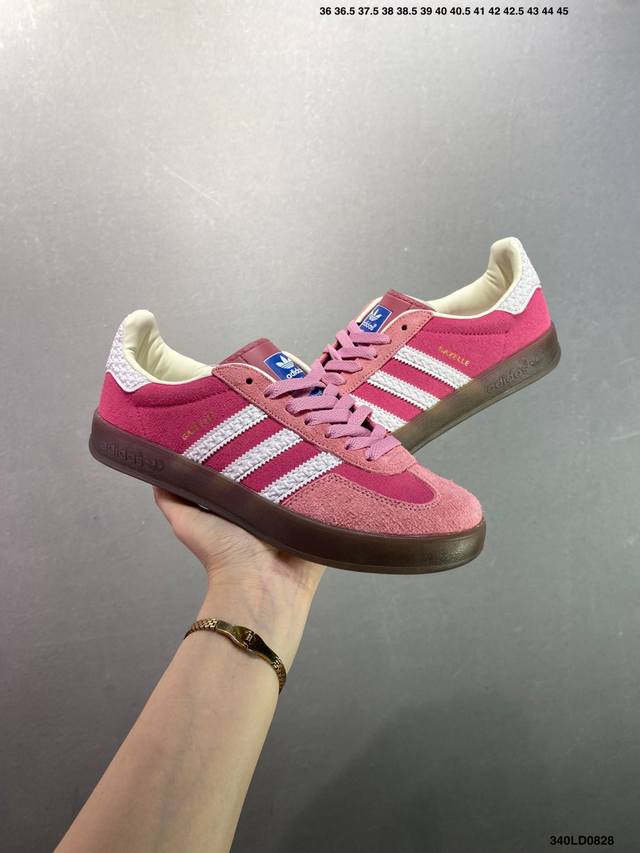 Adidas Originals Gazelle Indoor clover casual non-slip wear-resistant low-top sn