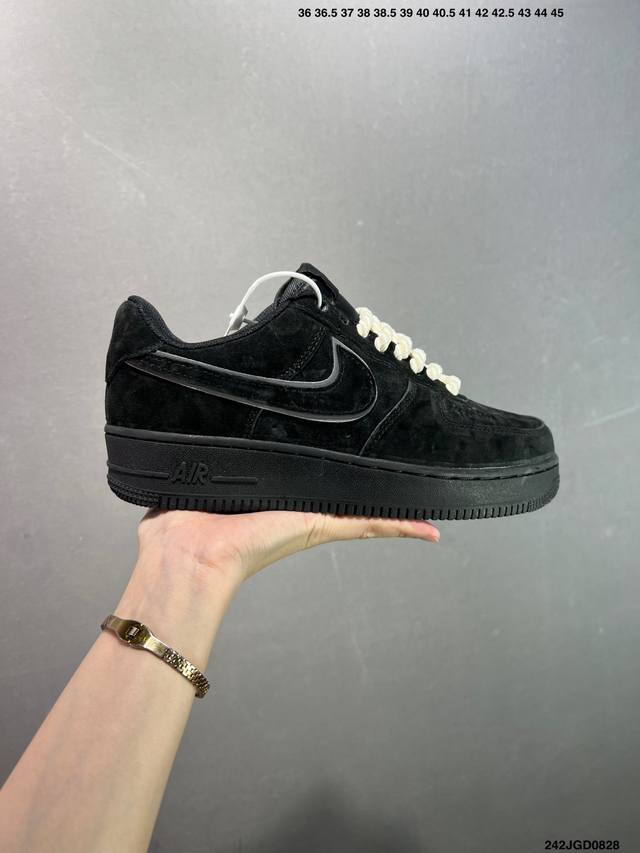 Nike Air Force 1 Low'07 Air Force One low-top casual sneakers, customized leathe