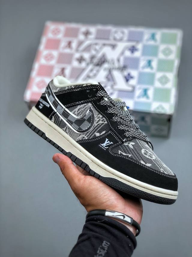 F Edition Nike Dunk Low Retro Se co-branded low-top casual sneakers. Made from p