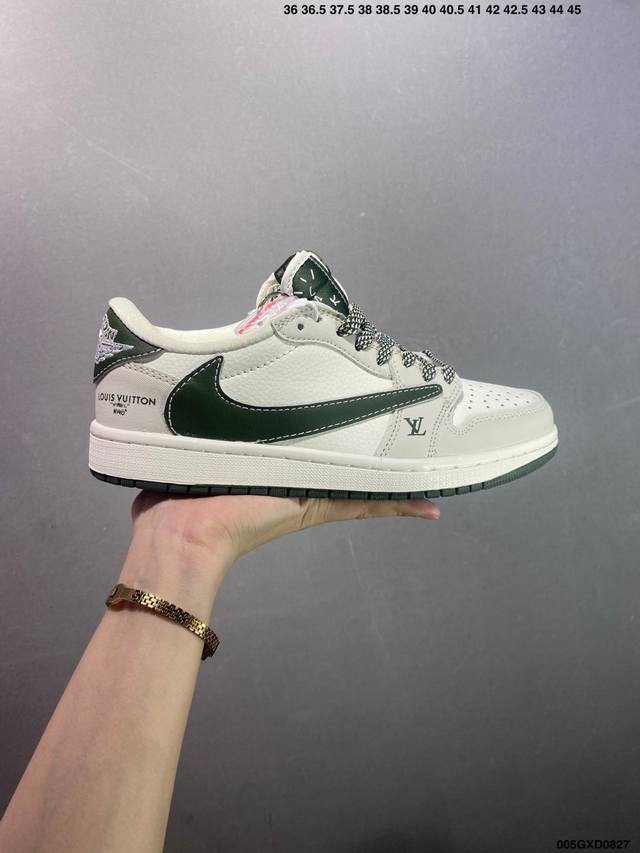 Company-level Nike Air Jordan 1 Low custom color Custom Aj joint-high-end custom
