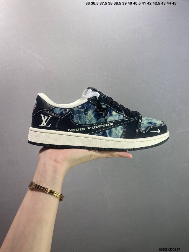 Corporate-level Fragment X Travis Scott X Dior Air Jordan 1 Low three-party col
