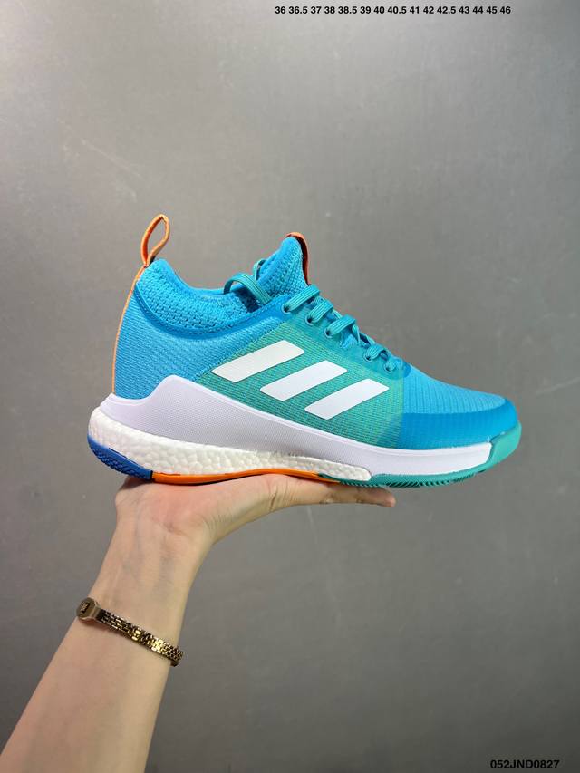Corporate-level Adidas Crazyflight Mid shock-absorbing and non-slip mid-cut Adi
