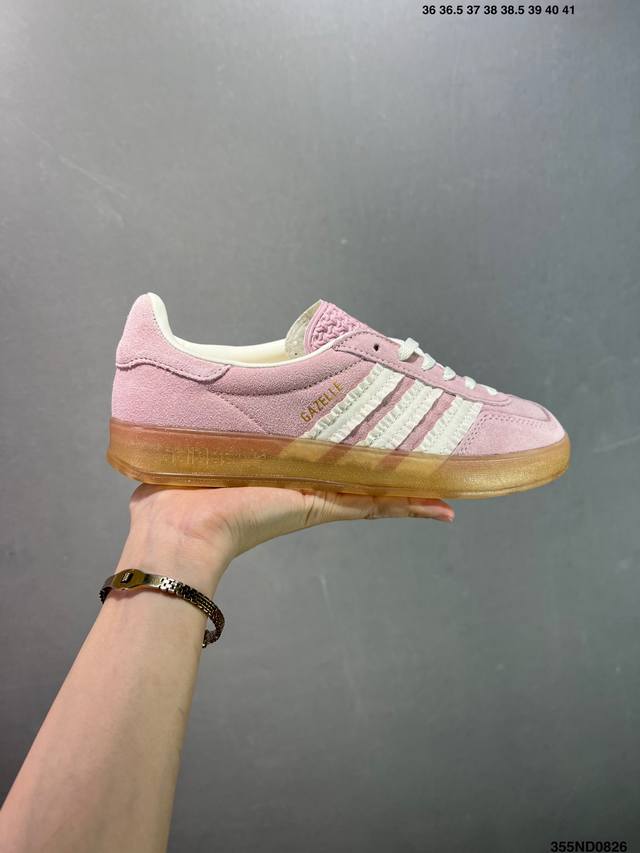 Adidas Originals Gazelle Indoor clover casual non-slip and wear-resistant low-to