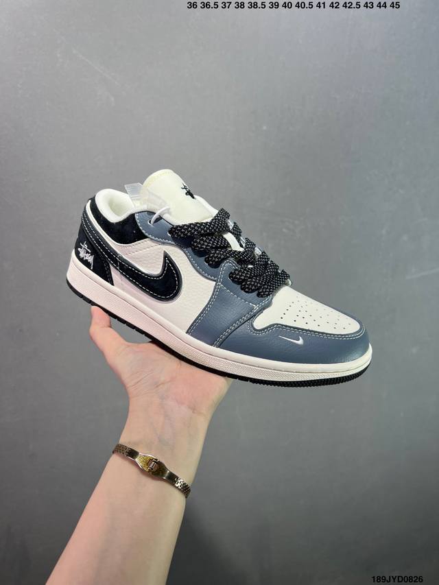 Company-level Nike Air Jordan 1 Low custom color Custom Aj joint-high-end custom