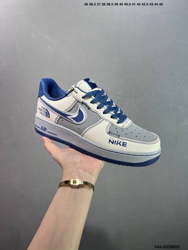 Nike Air Force 1 Low'07 Air Force One low-top casual sneakers, customized leathe