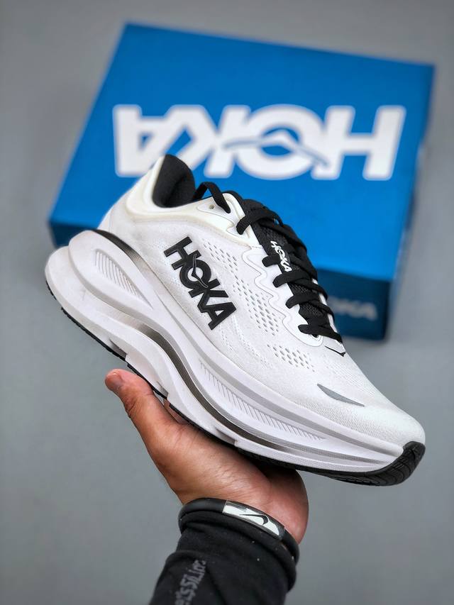 Hoka M Bondi 9 ultra-lightweight platform running shoes. Highest quality origina