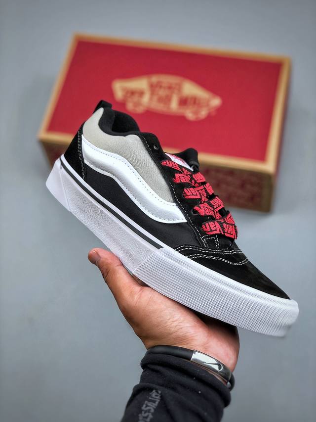 Z New Vans Knu Skool Anti-slip Shock Absorption Low-top Sneakers for Men and Wom
