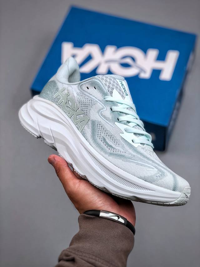 Hoka M Clifton 10 Ultra-Lightweight Platform Running Shoes. Highest Quality on t