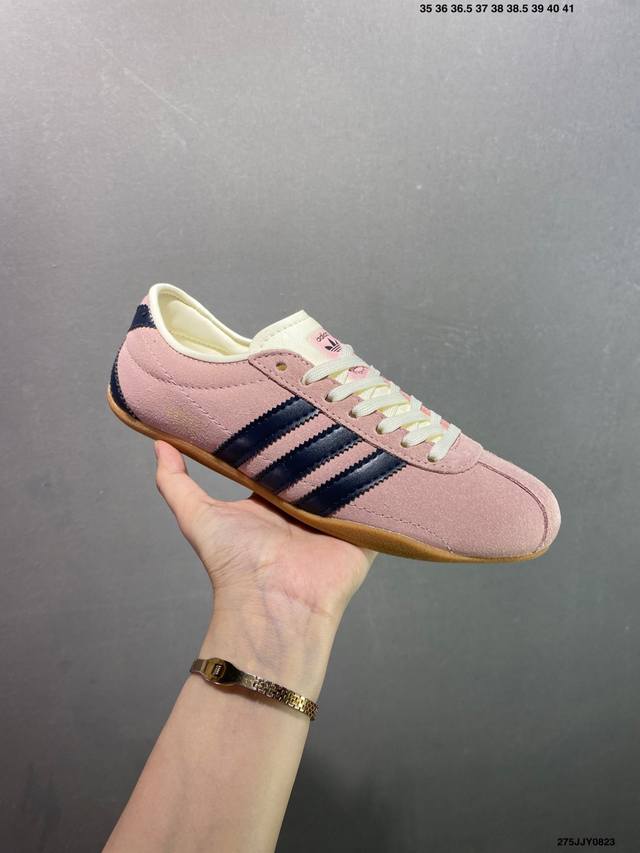 Adidas Tokyo W Trefoil casual non-slip wear-resistant low-top sneakersThe excell