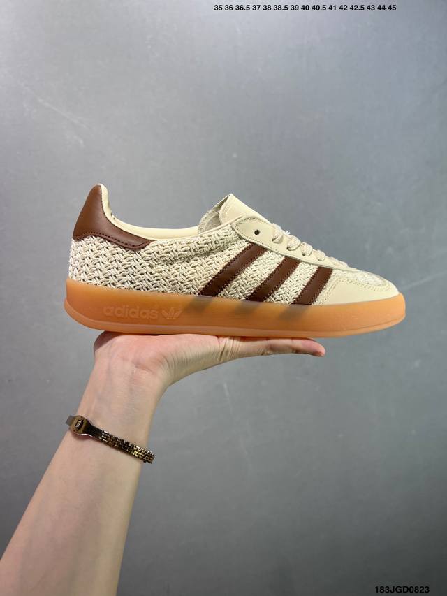 Adidas Originals Gazelle Indoor clover casual non-slip and wear-resistant low-to