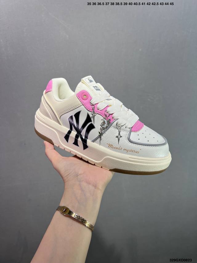 Company-level Mlb Ny printed internet celebrity dad shoes graffiti prank with 6c