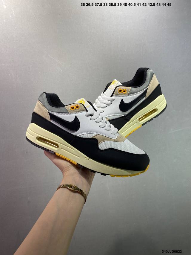 Nike Air Max 1 Sp Hybrid Technology Breathable Heel Half-Cushion Running Shoes