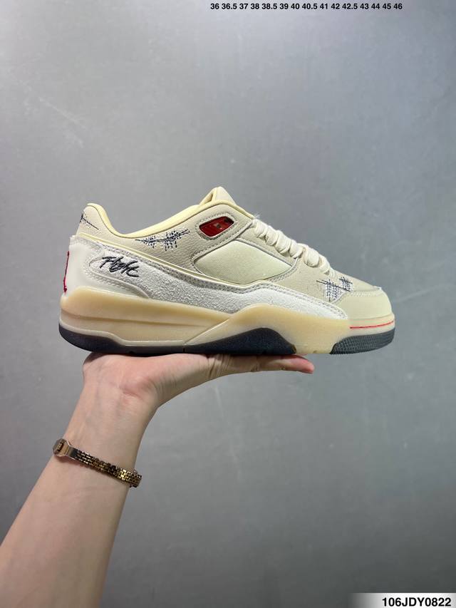 Air Jordan Flight Court Jordan low-top retro basketball shoes The design is simp
