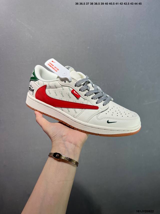 Company-level Air Jordan Aj1 Low series custom color matching Wg8850-012 Origin