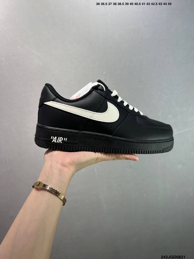 Nike Air Force 1 Low'07 Air Force One low-top casual sneakers, customized leathe