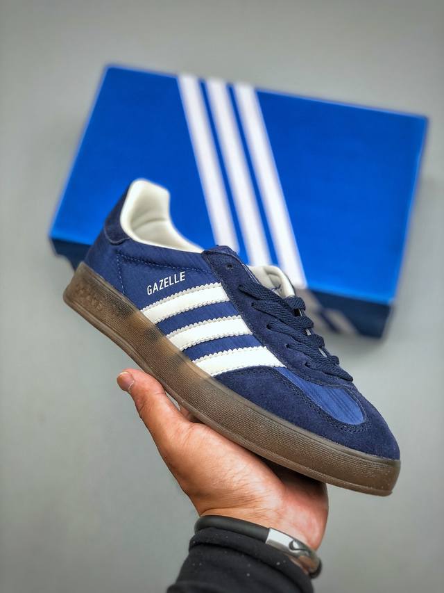 Adidas Gazelle Indoor Clover Casual Non-slip Wear-resistant Low-top Sneakers Ite