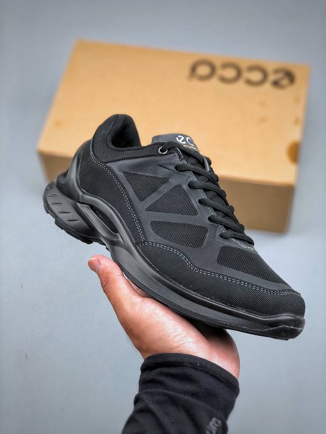 L Eeco 837594 men's outdoor shoes, sports casual shoes, lace-up mesh, breathable