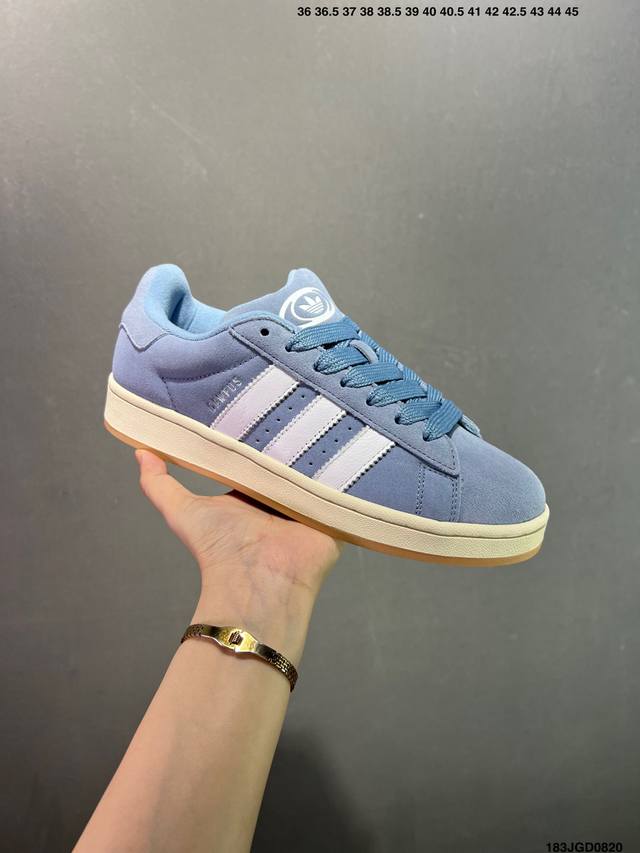 Ad Originals Campus 00S, a classic retro low-top, versatile casual sneaker with