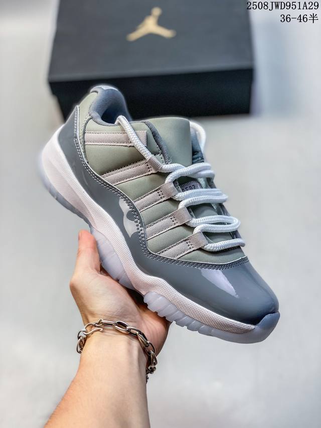 Company-level Nike Air Jordan 11 Retro Low "Concord" Aj11 generation Michael Jo