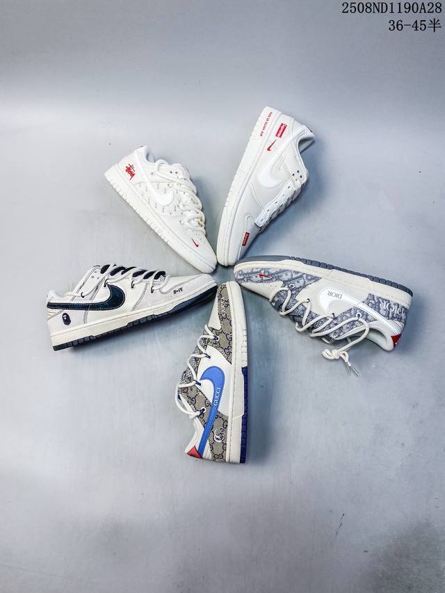 Overseas hit limited edition! Company-level Nike SB Dunk Low "Bape co-branded s
