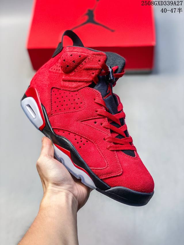 Company-level Nike Air Jordan 6 Nike non-slip high-top Aj6 generation retro bas