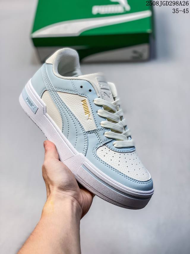 Puma Puma White-Harbor Mist Simple Retro Lightweight Low-top Sports Casual Shoes