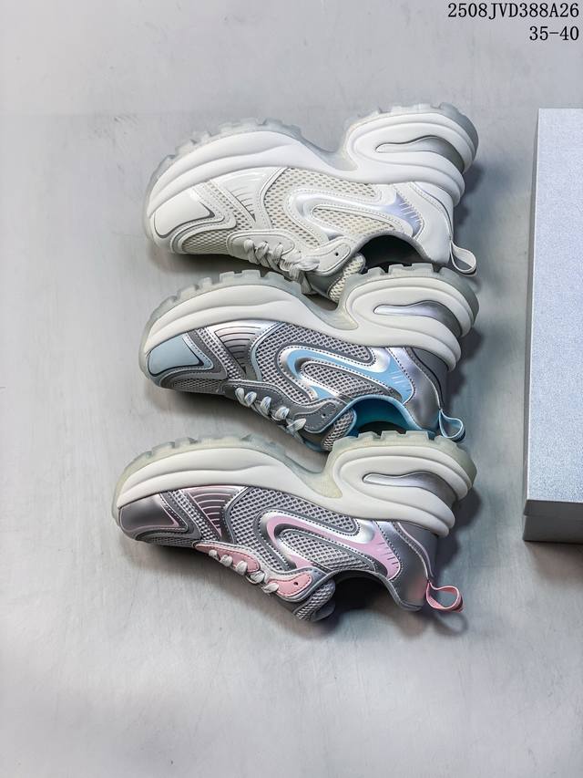 Gg-Cc 2025 Zhao Lusi's same style jelly-soled casual sports thick-soled height-e