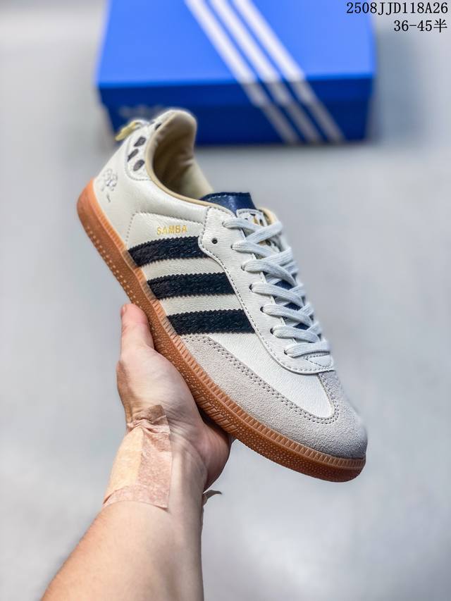 Adidas Samba men's and women's woven hollow German training shoes retro casual