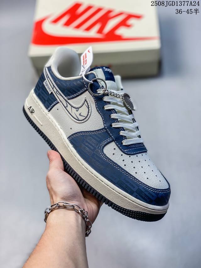 Authentic Nike Air Force 7 low-top versatile casual sneakers. Soft, springy cush