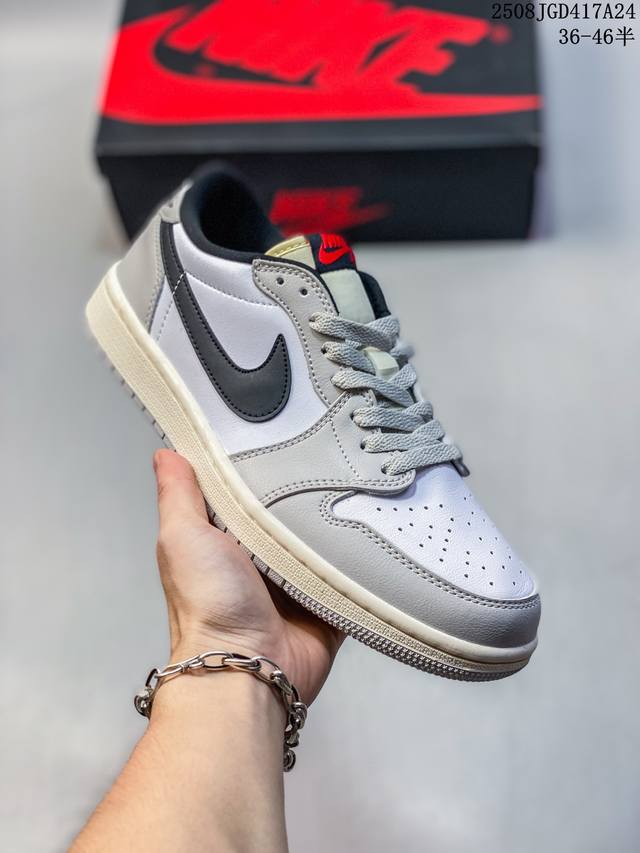 Company-level Air Jordan 1 Low Aj1 Joe 1 low-top casual sneakers synchronized o